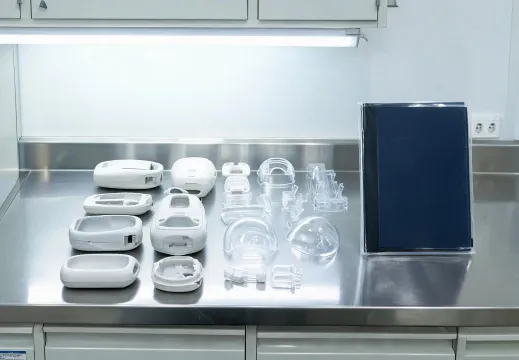 Medical plastic device housings